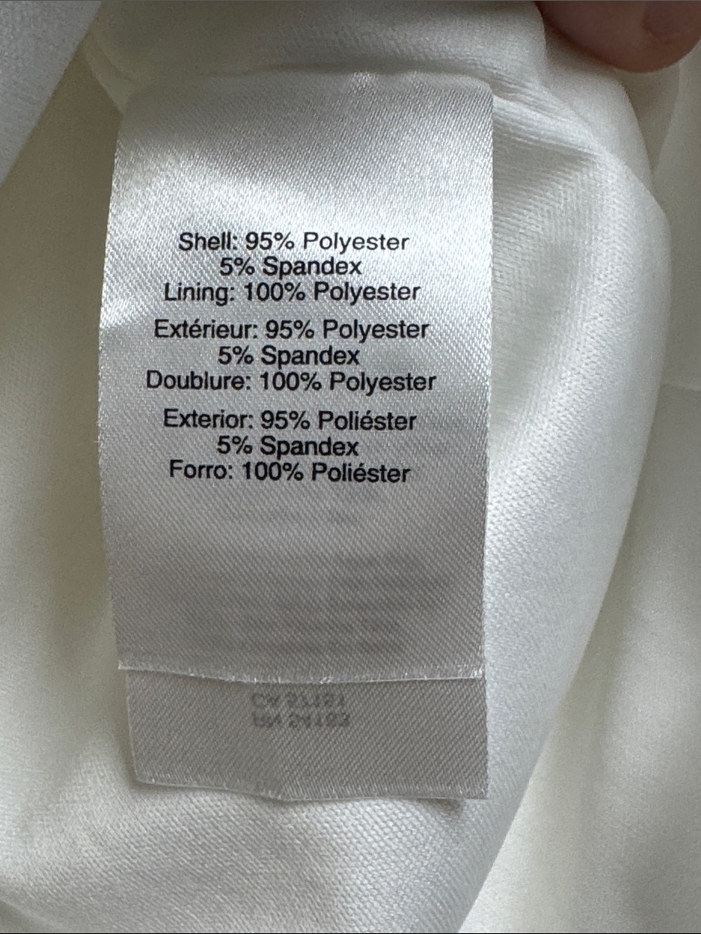 Halston Boxy Shoulder Women’s White Rusched Side Stretchy Top Size M Sleeveless - Picture 4 of 8